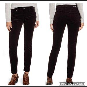 Kut From The Kloth Diana Skinny Women's Size 8 Black Corduroy Jeans